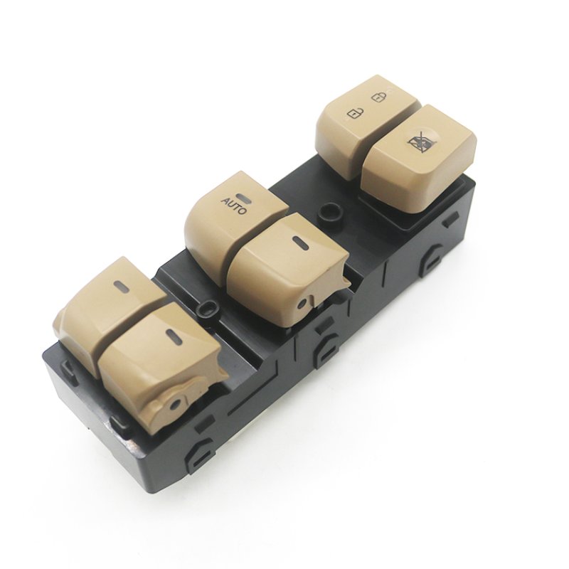 Cream-colored Electric Power Window Master Switch OEM 93570-4V000 935704V000 Window Lifter Switch for Hyundai Elantra 2013 -2016